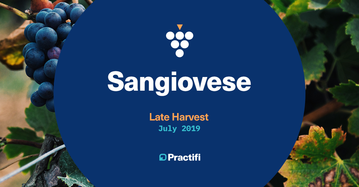 Sangiovese Late Harvest Release Notes