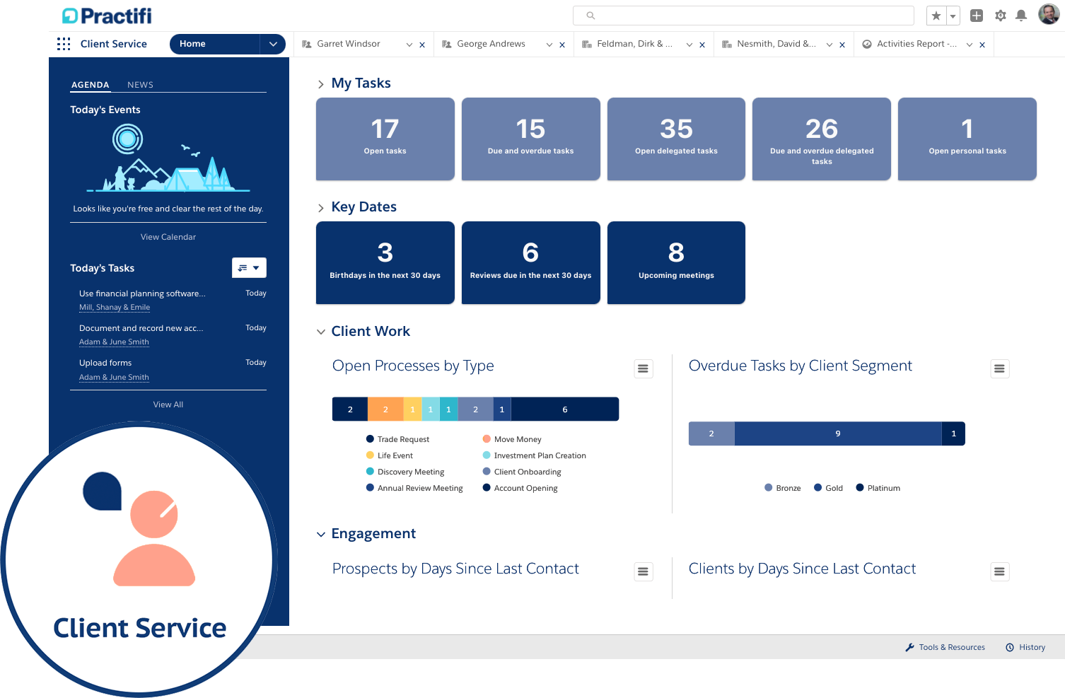 Craft data-driven marketing campaigns with Practifi