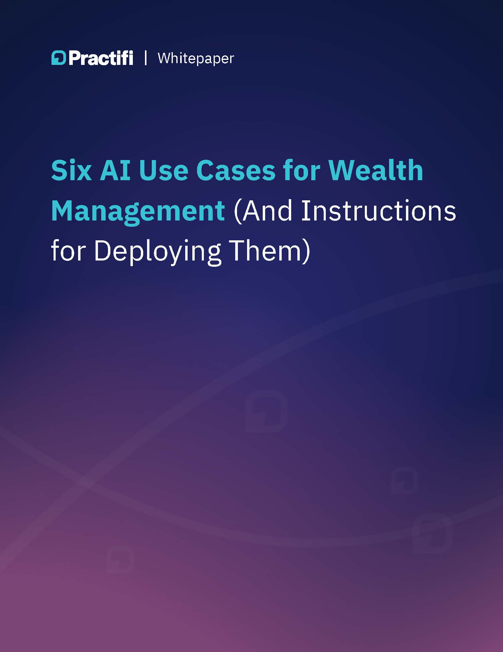 Six AI Use Cases for Advisory Services cover photo